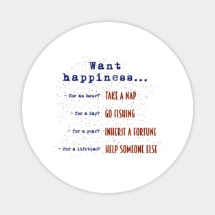 Want happiness? Magnet